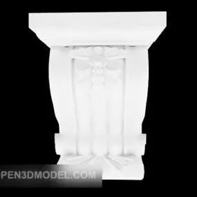 Classic Head Decoration 3d model