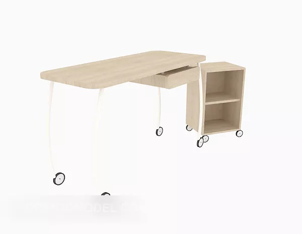 Easy Removable Desk Cabinet 3d model Easy Removable Desk Cabinet 3d model