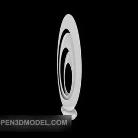 Art Abstract Figurine Decor 3d model