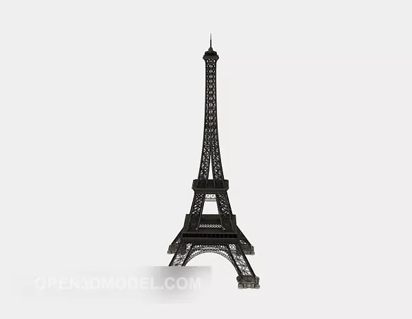 Eiffel Tower Steel Building 3d model Eiffel Tower Steel Building 3d model