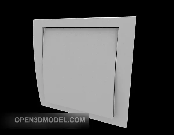 Switch Round Button 3d model