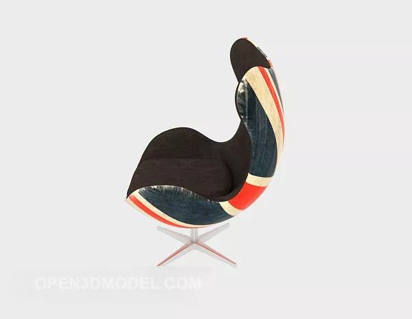 Elegant Egg Chair 3d model Elegant Egg Chair 3d model