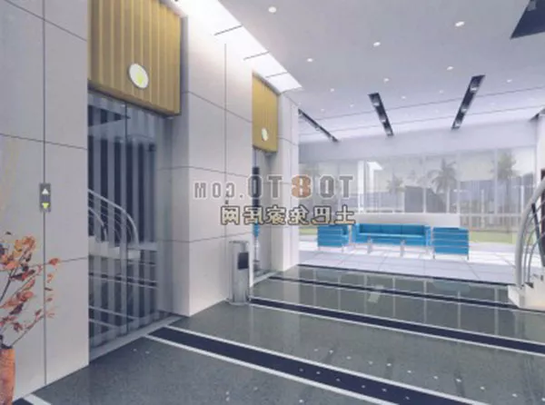 Elevator Lobby Space Interior 3d model Elevator Lobby Space Interior 3d model