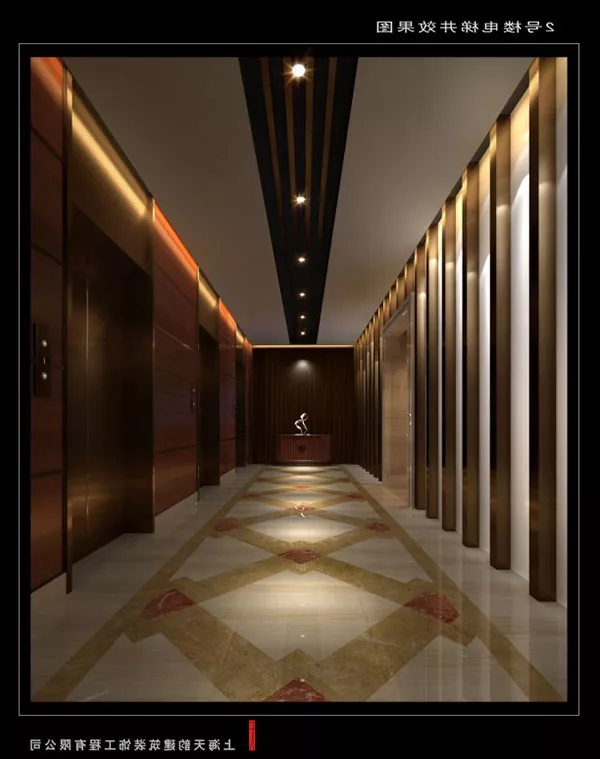 Elevator Corridor Through The Hall 3d model Elevator Corridor Through The Hall 3d model