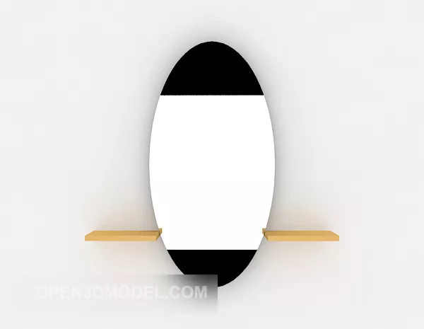 Elliptic Mirror 3d model Elliptic Mirror 3d model