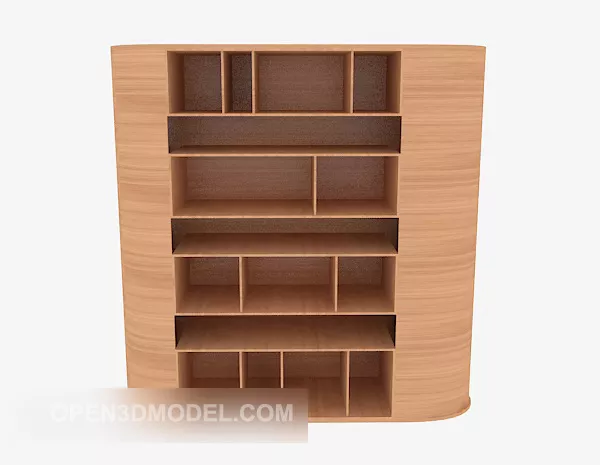Embedded Bookcase 3d model Embedded Bookcase 3d model