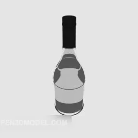Empty Bottle 3d model