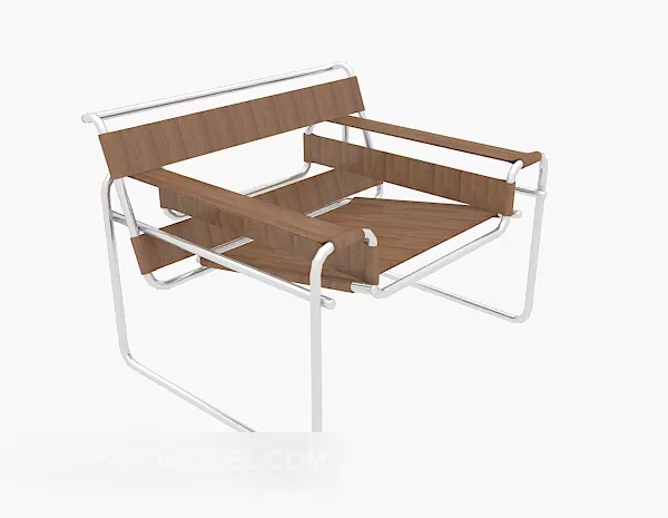 Escort Chair Wooden 3d model Escort Chair Wooden 3d model