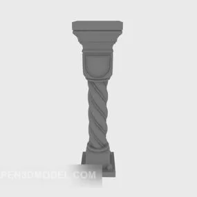 European Column Design 3d model
