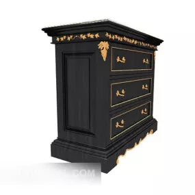 European Hall Cabinet 3d model