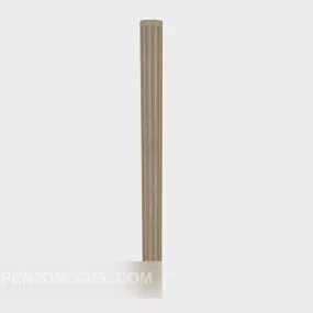 European House Pillar 3d model