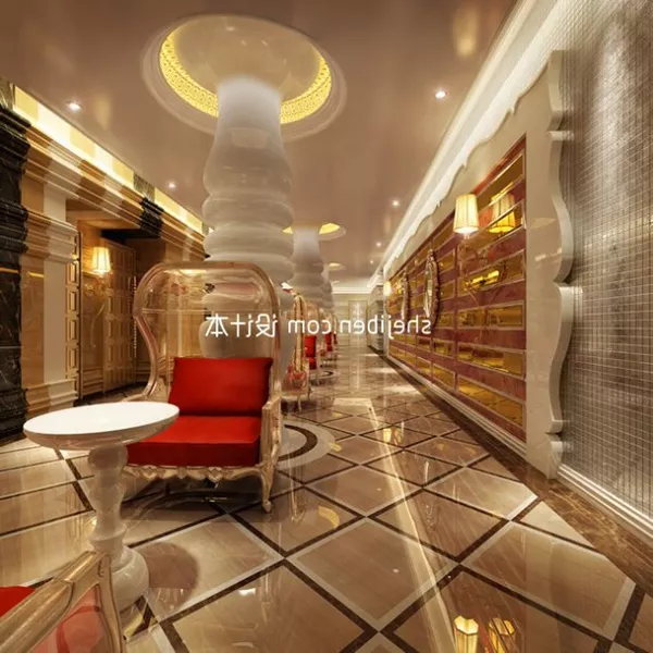 European Hotel Hall Space 3d model European Hotel Hall Space 3d model