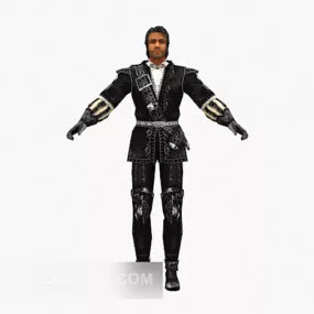 European Men Character 3d model
