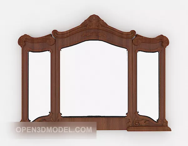 Rectangular Vertical Mirror 3d model