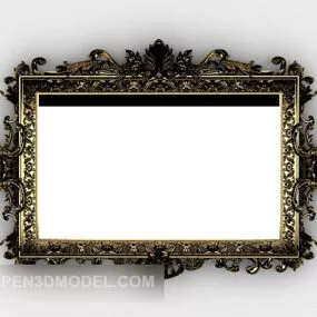 European Phnom Penh Mirror Decor 3d model