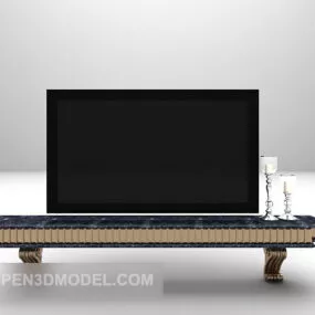 European Low Tv Cabinet 3d model