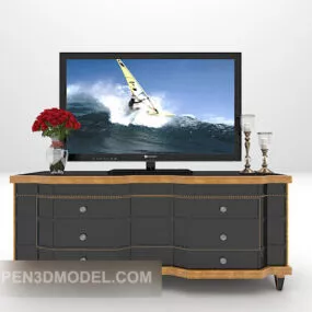 European Tv Cabinet 3d model