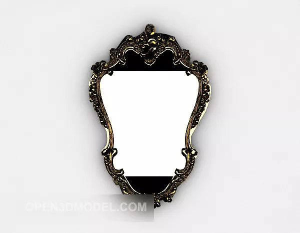 European Vintage Mirror 3d model European Vintage Mirror 3d model