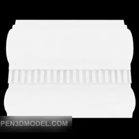 European White Corner 3d model