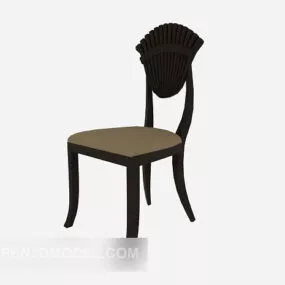 European armchair vintage decoration 3d model