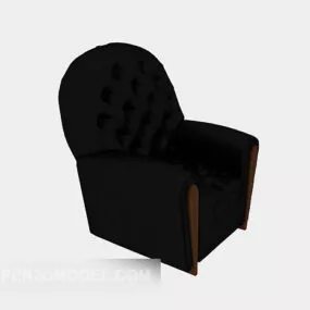 European Armrest Sofa 3d model