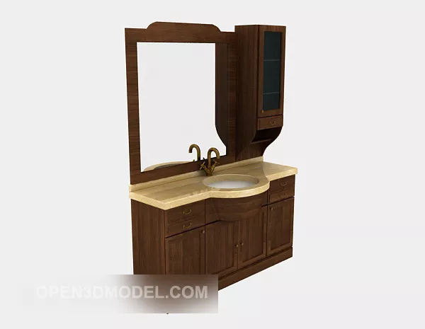 Rectangle Mirror Turrier 3d model