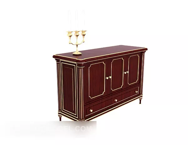 European Beautiful Side Cabinet 3d model European Beautiful Side Cabinet 3d model