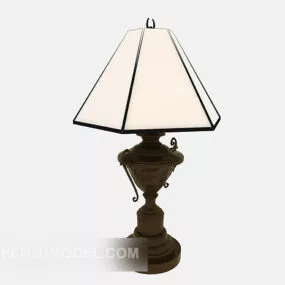European Bedside Lamp Classic Style 3d model