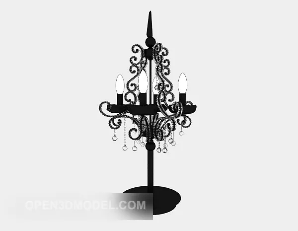 Candlestick Coral Shape 3d model