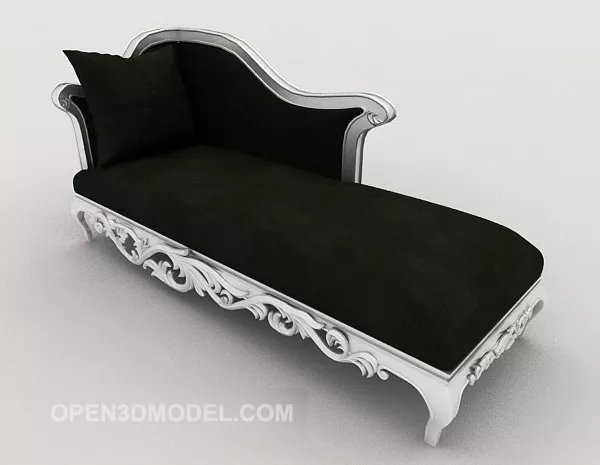 European Black Casual Sofa Design 3d model European Black Casual Sofa Design 3d model