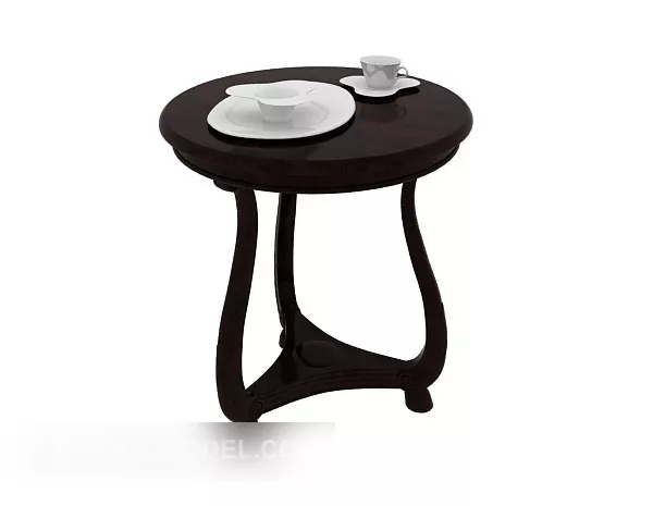 European Black Coffee Table Table 3d model European Black Coffee Table Table 3d model