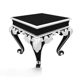 European Black Stool 3d model