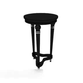 European Vintage Black Home Side Table 3d model