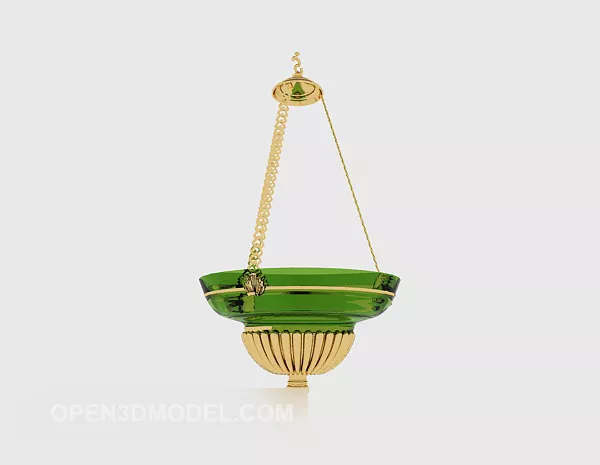 Modern Square Ceiling Lighting 3d model