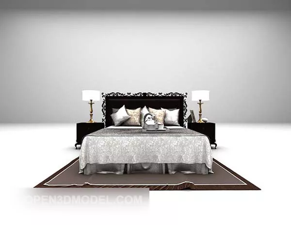 Carpet Butterfly Shape 3d model
