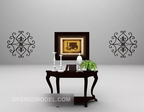Luxury Office Hall Space Interior 3d model