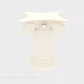 European Column Building Components 3d model