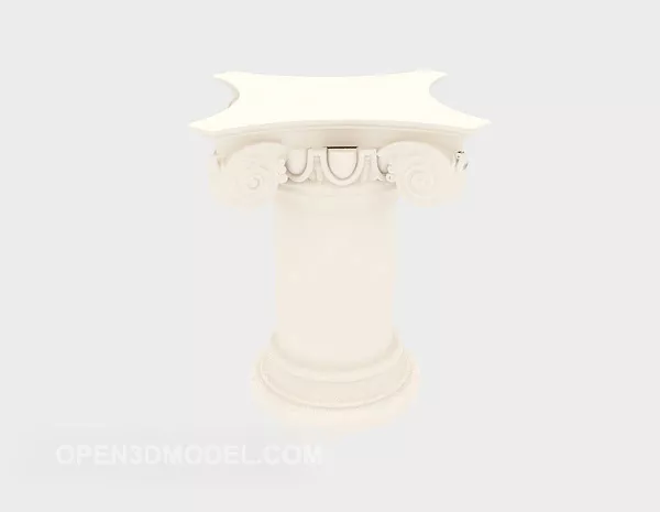 European Column Component 3d model