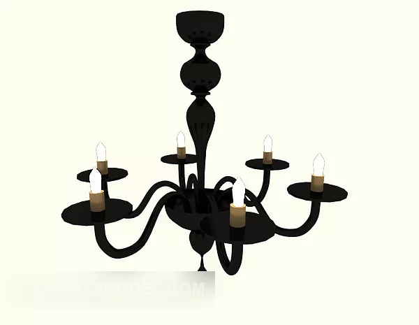 Frosted Glass Ceiling Lamp 3d model