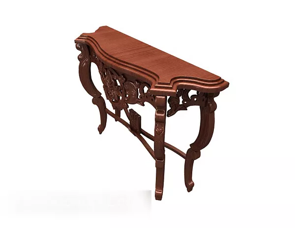 European Vintage Carved Lace Table 3d model European Vintage Carved Lace Table 3d model