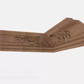 European Carving Corner Line 3d model