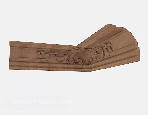 European Carving Corner Line 3d model European Carving Corner Line 3d model
