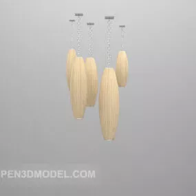 European Chandelier Vase Shade 3d model