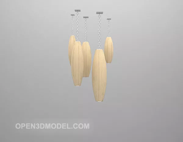 European Chandelier Vase Shade 3d model European Chandelier Vase Shade 3d model