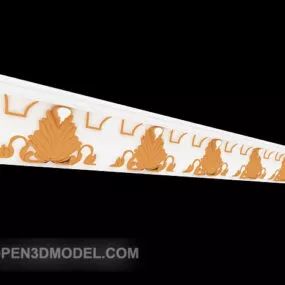 European Chrome Plaster Line 3d model