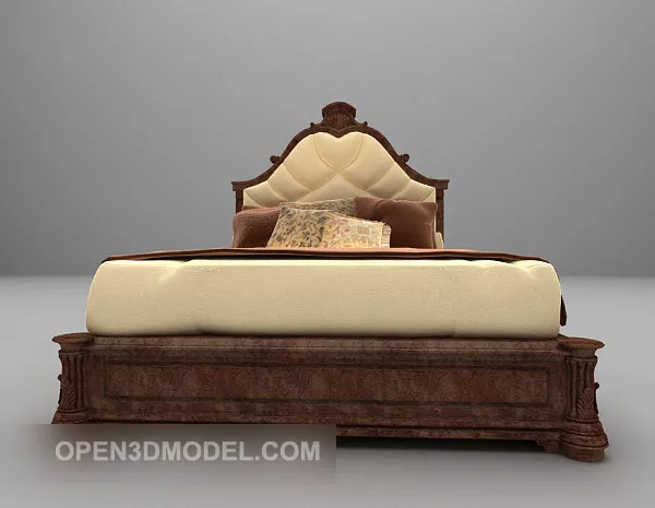 Frame Decor Carved Floral 3d model