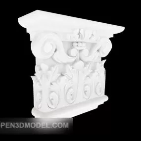 European Classic Component Structure 3d model
