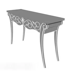 European Vintage Classic Side Table 3d model