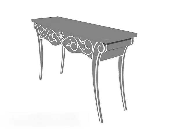 European Vintage Classic Side Table 3d model European Vintage Classic Side Table 3d model