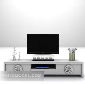 European Classical Tv Cabinet 3d model
